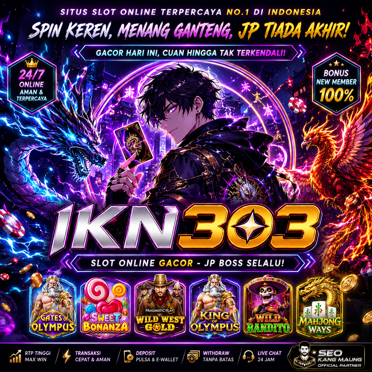 IKN303 >> PETIR BERKILAT, JACKPOT BERGEMA, SENSASI PERMAINAN SEMAKIN MENARIK UNTUK DINIKMATI !!! by Hey siriusly
